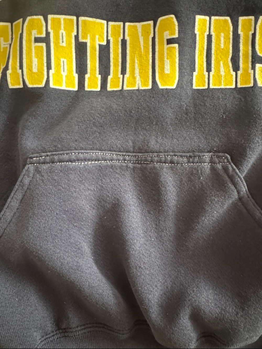 Notre Dame Fighting Irish Hooded Sweatshirt Medium see photos - Picture 5 of 6